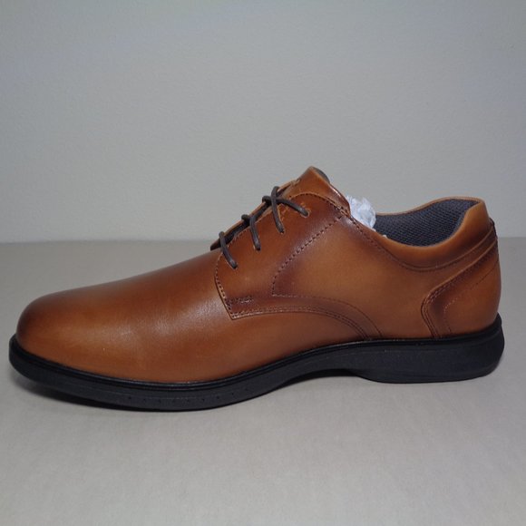 Nunn Bush Size 10 Wide KORE PRO PLAIN TOE Cognac Leather Oxfords New Men\'s Shoes main image 6